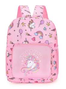 New Cartoon Print Lightweight Large Capacity Backpack, Ergonomic Student Schoolbag For Back To School Season - Multicolor - View 6