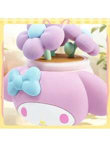 Serie de mini ornamentos de bonsái de la familia Sanrio: decoraciones de bonsái de escritorio curativas, mercancía con temática de personajes Sanrio, mercancía de la cultura japonesa Kawaii, mercancía Sanrio, regalo de cumpleaños