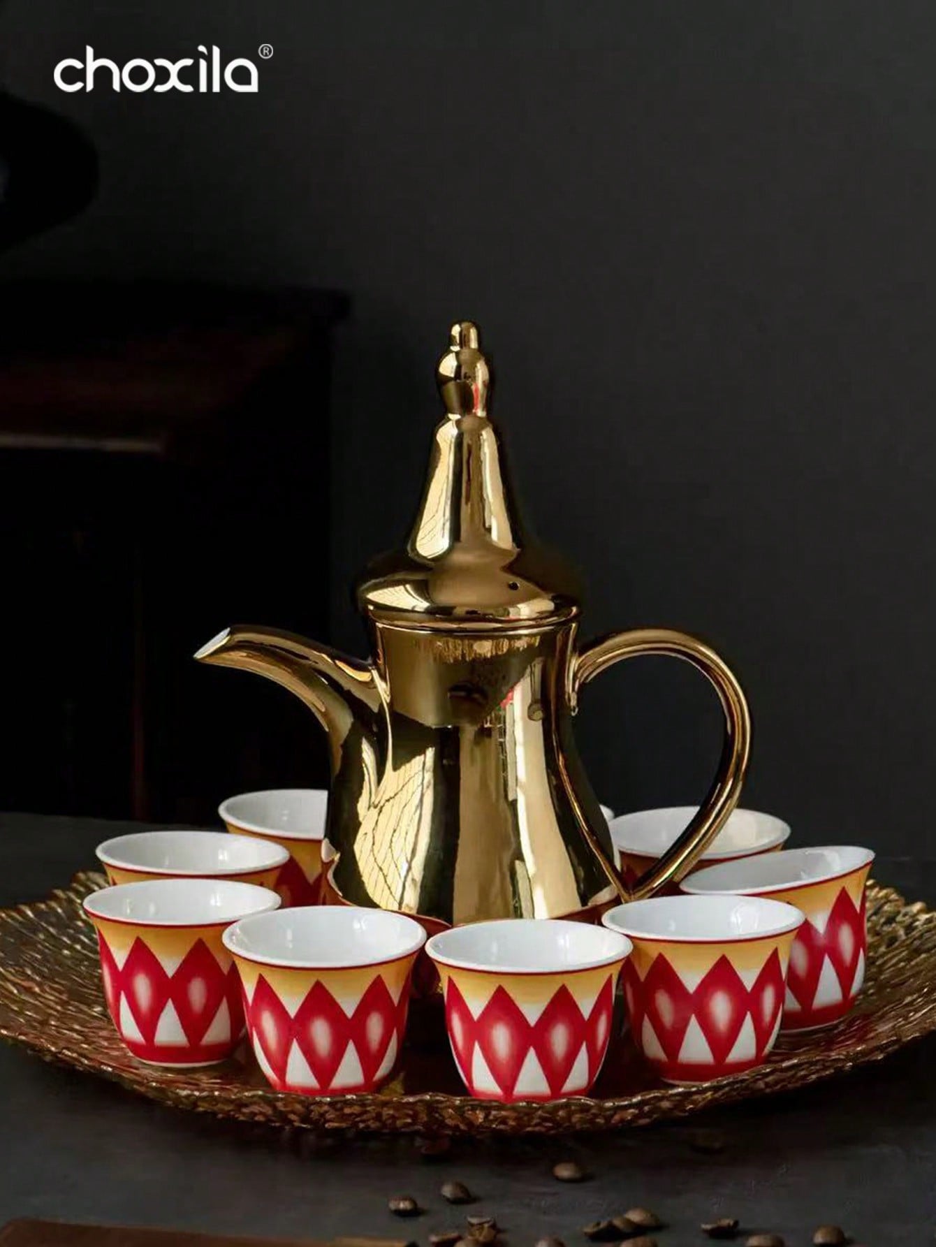 choxila 6 قطعة/مجموعة أكواب قهوة سيراميك صغيرة سعة...