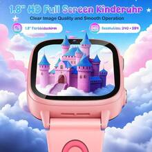 SENBONO Reloj inteligente SENBONO con pantalla HD de 1.8 pulgadas, batería de 500 mAh de larga duración, linterna LED, cámara/álbum de fotos, reproducción/grabación de video, reproducción de MP3, historias, aprendizaje de vocabulario e incluye 26 juegos incorporados, convirtiéndolo en un regalo de cumpleaños adecuado para niños y niñas, para Halloween y Navidad, reloj inteligente para niños, reloj con cámara para niños, accesorio de fotografía, fiesta