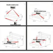 1pc Acrylic Tiered Figure Display Stand, Blind Box Organizer, Collection Box, Storage Rack, Ladder Shelf For Toys And Collectibles - Clear - View 9