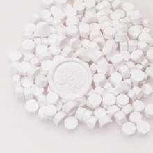 100 sztuk/worek Metalowe ośmiokątne koraliki do pieczętowania woskiem, używane do pieczętowania kopert, zaproszeń ślubnych, koralików do pieczętowania opakowań prezentowych