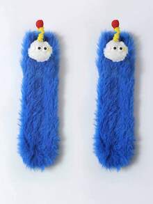 1/2/3 pary damskich spersonalizowanych i kreatywnych skarpetek, grube i ciepłe skarpetki, śmieszne skarpetki, brzydkie skarpetki, urocze skarpetki, skarpetki z dużymi oczami, pluszowe skarpetki, jesień i zima w nowym stylu, grube i ciepłe skarpetki podłogowe, skarpetki do połowy łydki - Wielokolorowe - Zobacz 12