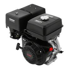15HP 4-Stroke Gas Engine, 420CC OHV Horizontal Shaft Single Cylinder Go Kart Engine Recoil/Manually Starting Motor With Silencer For Compressor, Lawnmower, Garden Tool Motor 9.7KW 3600RPM - 1 - View 4