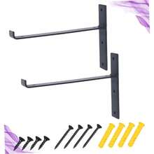 1 Juego Estante de Pared de Hierro Vintage Juego de Estantera para y Decoracin para Sala de y Estudio