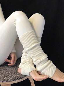 Thick Warm Leg Warmers - Winter Knit Boot ,Comfortable For Cold Weather, Cozy - Multicolor - View 17