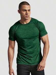 Men T-Shirts & Tanks - 橄欖綠 - 查看 1