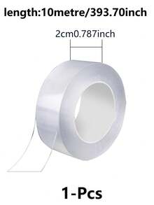 1 Roll Of Car Sill Strip Anti-Stepping Sticker Scratch Protection Car Door Pedal Protection Strip, Body Anti-Scratch Protection Tape, Single-Sided Nano Tape, Anti-Trampling Sticker Trunk Anti-Collision Sticker, Transparent General Decoration Supplies, Suitable For Car Decoration, Car Protective Film, Windproof, Scratch Resistant - Clear - View 15