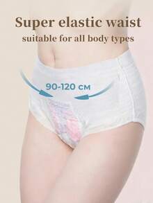 5/20/36pcs Pack, Protective Underwear, Menstrual Underwear, Disposable Underwear, Soft & Breathable, Super Stretchy, Super Absorbent, Easy To Wear & Remove, Non-Binding & Non-Chafing, Leak-Proof, Suitable For Travel, Periods, Sports & Any Occasion - White-comfortable - View 5