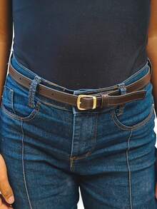 Elegant Women's Belt KIT 5-4-3 - 套件 5 - 黑色,焦糖色,米色,棕色,白色 - 查看 7