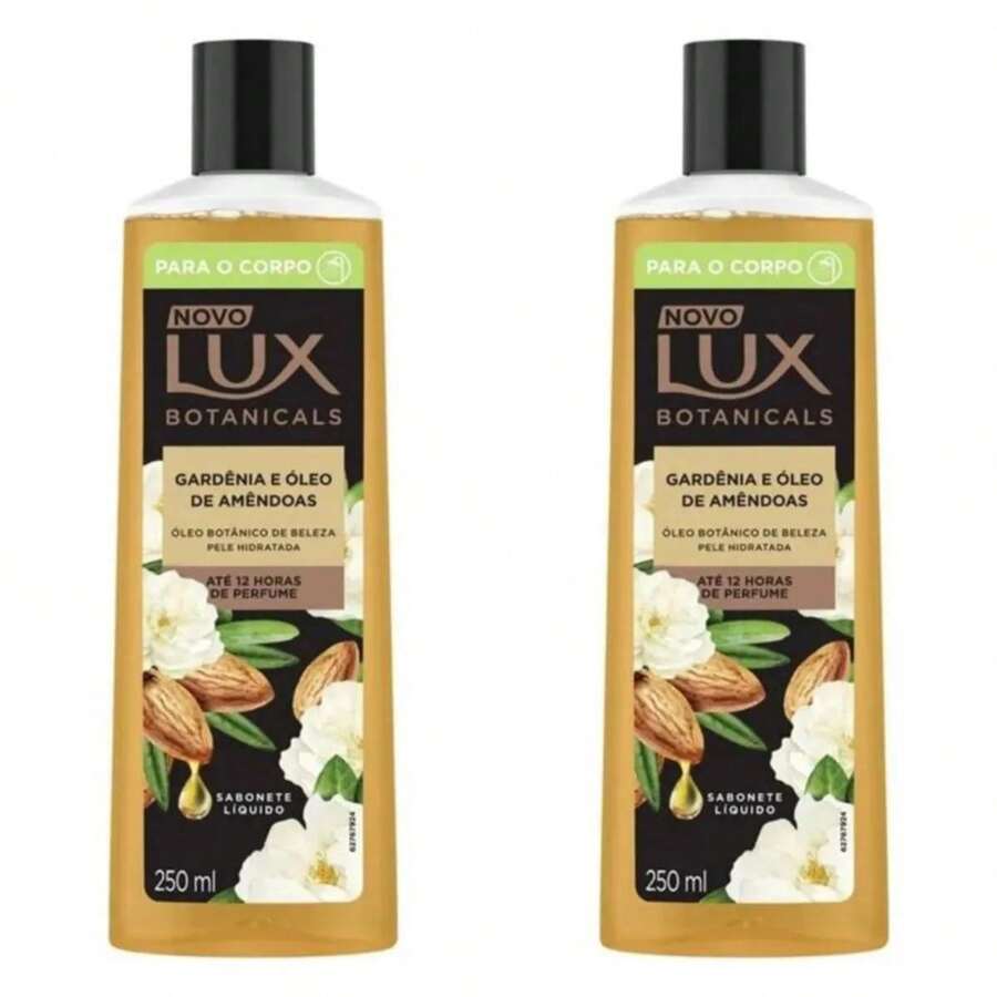 Lux Botanicals Liquid Soap Kit 250 Ml - Clean And Soft Skin - Xà phòng lỏng Lux Botanicals Gardenia với dầu hạnh nhân 250 ml - Xem 1