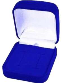 Caixa Caixinha Estojo Para Aliança E Anéis Veludo Forro Cetim Cor Sortida