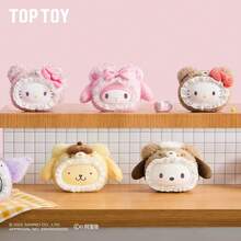 TOPTOY Characters 毛绒玩具熊系列毛绒挂件盲盒 - 超柔软质感，适合日常包包和钥匙装饰 - 彩色 - 查看 14