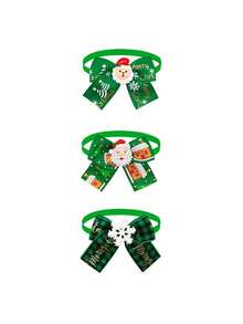 10件全新圣诞蝴蝶结、圣诞老人、公仔狗猫宠物吊坠、圣诞宠物配饰、宠物领带、宠物装饰，适合节日派对，款式随机 - 彩色 - 查看 15