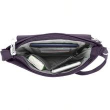 42459150 Women's AntiTheft Classic Mini Shoulder Bag Sling Tote Purple One Size