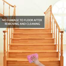 15PCS Stair Tread Pads Anti-slip Carpet Stair Treads Mats Self 20x65cm Reused Step Protectors Cover Mat for Elders Pets Stair Carpet Tiles - Dunkelgrau - Übersicht 3