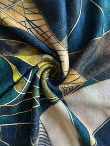 Women's Lightweight Creative Floral Print Sweater - Multicolor Flower Pattern, Casual Crew Neck Long Sleeve Top, Suitable For All Seasons, Layered Design, Vibrant Color Blend