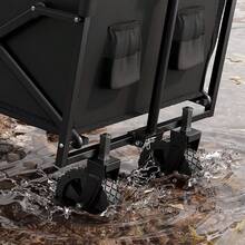 Camping Portable Trolley, Outdoor Camping Equipment Folding Trolley, Suitable For Streets, Beaches, Picnics, Hiking And Outdoor Camping - 彩色 - 查看 5