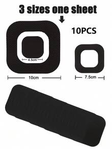 30 片装方形浴缸踏板防滑贴纸，防滑浴缸贴纸，浴缸贴纸，粘性贴花，适用于浴缸淋浴、泳池、船只、楼梯