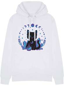 Men Zip-Up Hoodies - White - View 3