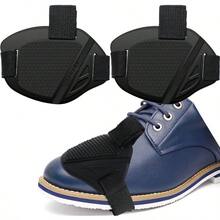 2 - Piece Motorcycle Shoe Protector Rubber Shift Pad, Black - Black - View 2