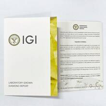 1pc Round Lab-Grown Diamond, IGI Certified, 0.3ct/0.4ct Loose Diamond, Suitable For Jewelry Making & Holiday Gifting
