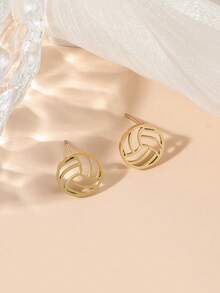 1 Pair Stainless Steel Twisted Hoop Earrings, Distinctive Elegant Design, Versatile For Daily Wear - Twisted Earrings - View 12