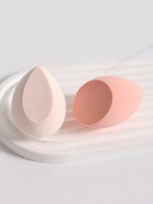 2pcs/Pack Makeup Sponge, Foundation Blender Beauty Sponge, Latex-Free Dry & Wet Powder, Cream, Liquid Foundation Applicator Tool, Suitable For All Skin Types,Makeup,Cheap,Room Decor,Vanity,Travel,Bedroom,Makeup Accessories,Puff,Makeup Blender,Powder Puff,Makeup Sponge