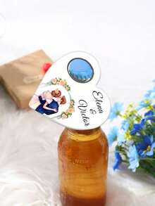 精致个性化定制：独特的心形开瓶器磁铁，多功能防霉设计，是婚礼回礼和公主主题派对的甜蜜15岁生日礼物的理想之选，也是送给女孩、青少年、新娘、朋友和家人的完美纪念品——非常适合周年纪念、乔迁之喜、毕业典礼等厨房庆祝活动。