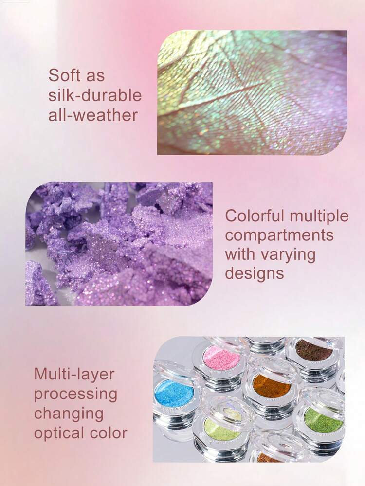 1 Color Pearl Eyeshadow Palette - Shimmery, Metallic Finish, Long-Lasting, Eye-Brightening, High-Shine Eyeshadow, Smooth Potato-Like Texture, Suitable For Women, Mothers, Wives, Sisters, Girls, Girlfriends - Shimmery Eyeshadow - 13掘金 - 查看 9