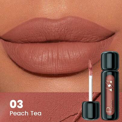 Pudaier Waterproof Lip Mousse – Smudge-Proof, Non-Sticky Lip Gloss, Cup-Proof, Long-Lasting, Easy To Apply, Matte Finish Lip Glaze