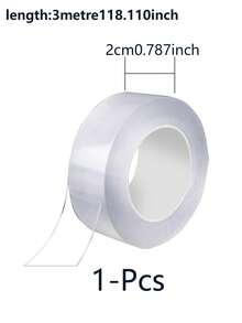 1 Roll Of Car Sill Strip Anti-Stepping Sticker Scratch Protection Car Door Pedal Protection Strip, Body Anti-Scratch Protection Tape, Single-Sided Nano Tape, Anti-Trampling Sticker Trunk Anti-Collision Sticker, Transparent General Decoration Supplies, Suitable For Car Decoration, Car Protective Film, Windproof, Scratch Resistant - Clear - View 14