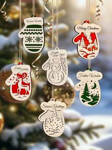 1 pezzo Ornamento natalizio personalizzato a doppio strato con nome, Calza di Natale - Ornamento natalizio personalizzato con nome 2025, Ornamenti per alberi di Natale, Decorazioni natalizie, Regali di Natale per mamma, papà, animali domestici, amici, regali per donne, amicizia, Ornamento natalizio personalizzato per famiglia