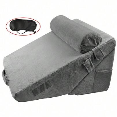 Bed Wedge Pillow Support Cushion 20-In-1 Back Support Pillow Memory Foam
