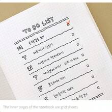 モノライク B6 オリモリ グリッド ノート 4種 A セット Olly Molly Grid notebook A SET ほうがんし ミニノート ポケットノート かわいいノート 80pages - B6 オリモリ グリッド A セット - チェックする 6