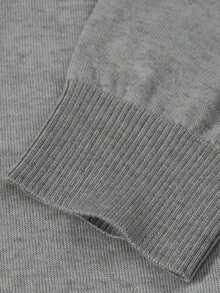 GRDR Autumn/Winter New High Neck Pullover Sweater, Casual Thin Knit Top For Daily Wear