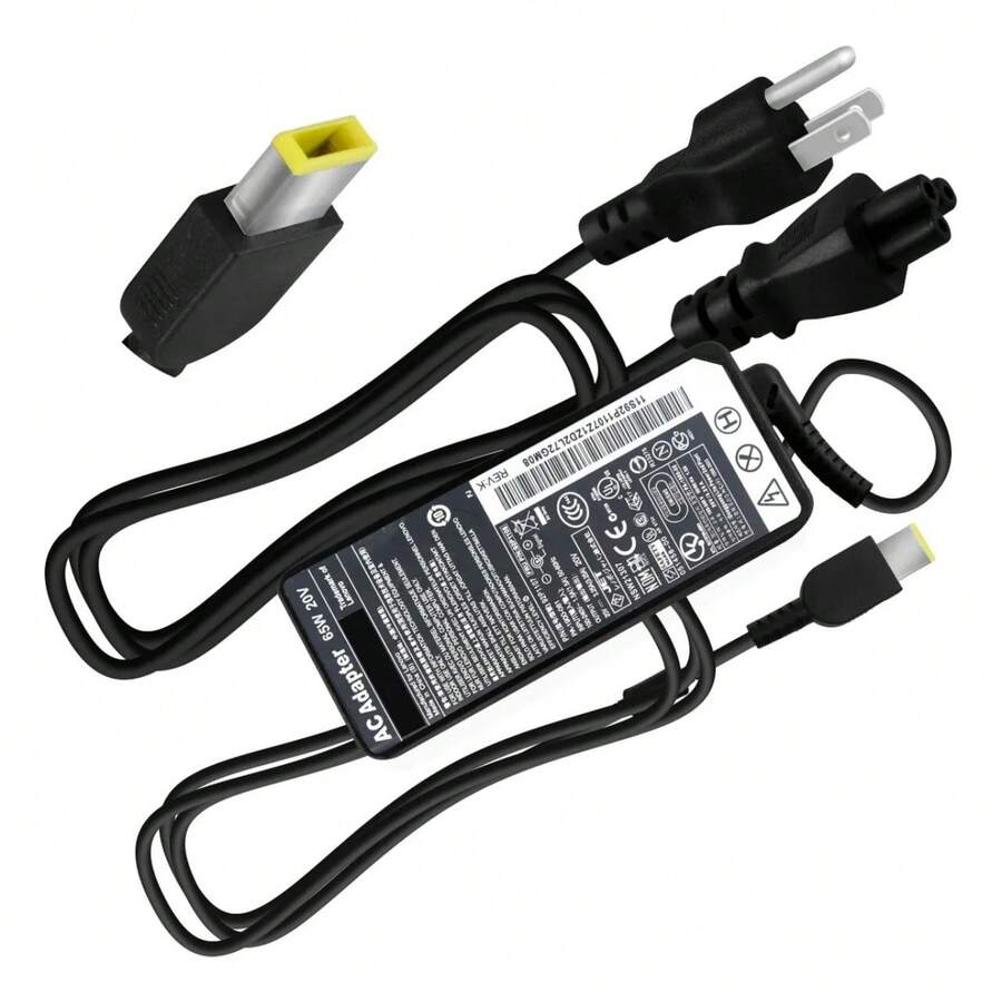 Cargador Para Laptop Compatible Con ULTRABOOK YOGA S43, 11, 13 45w 20v 3.25a Usb Punta Cuadrada - Tipo de Enchufe B Japonés (100V) - Ver 1