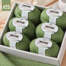 42 Colors, 6pcs/Set Soft Bamboo Fiber Yarn - 300g, Breathable & Comfortable, Suitable For Crocheting, Knitting T-Shirts, Shawls, Scarves, Sweaters, Jackets, Hats, Cardigans And Accessories, Suitable For Spring, Summer, Autumn. Essential For Handmade | Soft & Smooth Yarn | Multiple Color Combinations Available