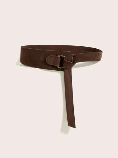 1pc Women's Casual Versatile Solid Color Belt