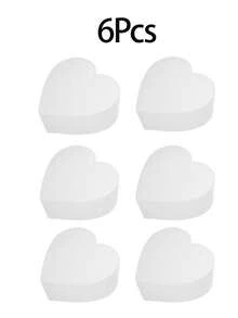 1/4 piezas Forma de corazón blanca de espuma - Es muy adecuada para bodas, cumpleaños y hornear de forma creativa, y se puede usar como material para manualidades. Para decoraciones de boda, decoración del hogar, decoración de la sala de estar, arreglos florales artificiales y frescos, varios proyectos de manualidades para el hogar y decoraciones artísticas. Es aplicable para decoraciones en el Día de San Valentín, el Día de la Madre, el Día del Padre y las ceremonias de graduación. Regalo