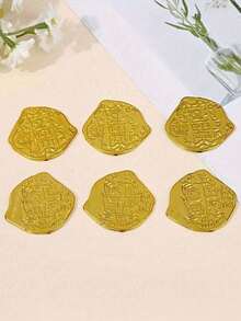 50枚塑料海盗金币，寻宝游戏金币玩具，派对礼品，仿金币，海盗冒险主题派对用品，圣诞节