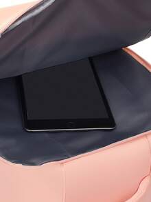 女士背包，大容量旅行背包，通勤/上学背包，时尚笔记本电脑包，短途商务旅行行李包 - 彩色 - 查看 6