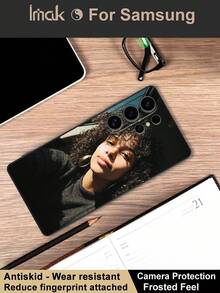 1pc Customized Photo & Signature Shockproof Black Phone Case Compatible With Samsung S25 Ultra/S25 Plus/S25, S24 Ultra, Compatible With IPhone 11/11 Pro/11 Pro Max, 12/12 Pro/12 Mini/12 Pro Max, 13/13 Pro/13 Pro Max/13 Mini, 14/14 Plus/14 Pro/14 Pro Max, 15/15 Plus/15 Pro/15 Pro Max, 16/16 Plus/16 Pro/16 Pro Max, Redmi And Other Android Phone Models - Black - View 4