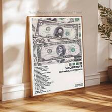 لوحة كانفاس لغلاف ألبوم "الاكتئاب في العالم الجديد" ل- "سويسايد " ، فن الحائط للغرفة والمعيشة وأكثر من ذلك ، فكرة هدية مثالية ، فن الحائط على كانفاس ، ملصقات للغرفة ، ديكور المنزل ، ديكور الغرفة الجمالي ، مستلزمات ديكور الغرفة. إطار اختياري ، ديكور الغرفة.