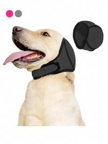 宠物防噪音耳罩，耐用的狗头套头饰适合所有犬种（贵宾犬/金毛猎犬/柴犬等） - 狗洗澡抗焦虑防惊吓游泳装备，雷雨/烟花/户外探险耳罩，速干透气可调节，温暖，厚实，冬季户外耳罩 - 彩色 - 查看 6