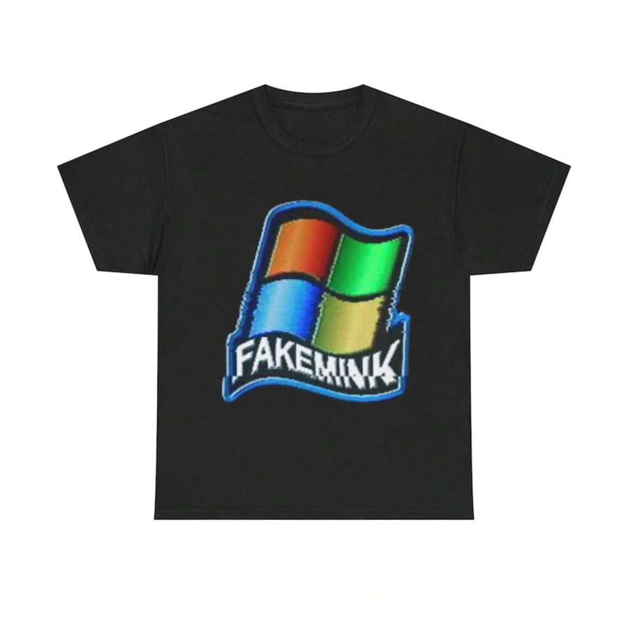 Fakemink Shirt | Fakemink Merch | Underground Rapper Fakemink - 黑色 - 查看 1