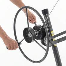 Gipskartonplatten-Heber für Wände & Decken | Tragkraft 68 kg, Höhe 140-335 cm Verstellbar | Klappbar mit 3 Bremsrädern, 60° Neigung