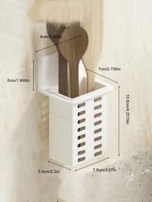 Adjustable Black And White Wall Mounted Storage Rack - Suitable For Bathroom, Kitchen And Home Organization - Space Saving, Can Hold Small Items, Tools And Accessories - Multicolor - View 4