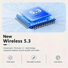 Wireless Earbuds, Lightweight In-Ear Headphones With Built-In Microphone, IPX5 Waterproof, Suitable For Wireless Earphones - A6 - View 4