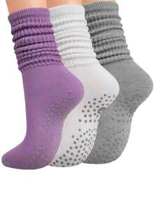 1/3 Pairs Women Yoga Socks, Suitable For Pilates, Outdoor Couple Gift Socks - Multicolor - View 14